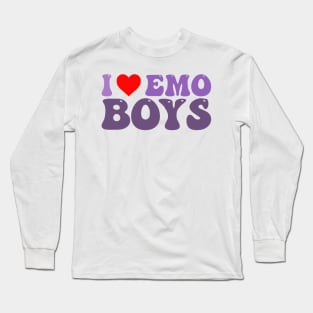 I love Emo Boys Long Sleeve T-Shirt